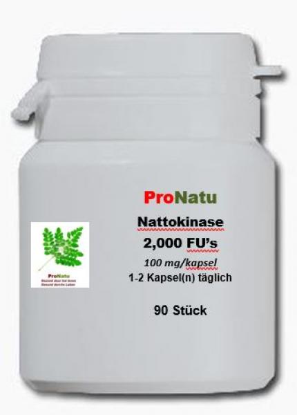 ProNatu Nattokinase 2.000 FUS Vegi Kapseln; 100mg